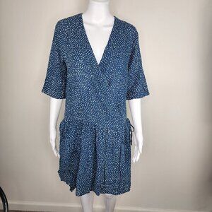 NWT One Teaspoon Starry Night Wrap Dress Navy Small